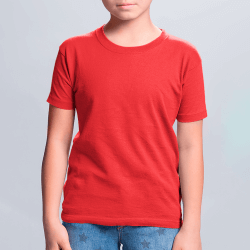 Красная детская футболка