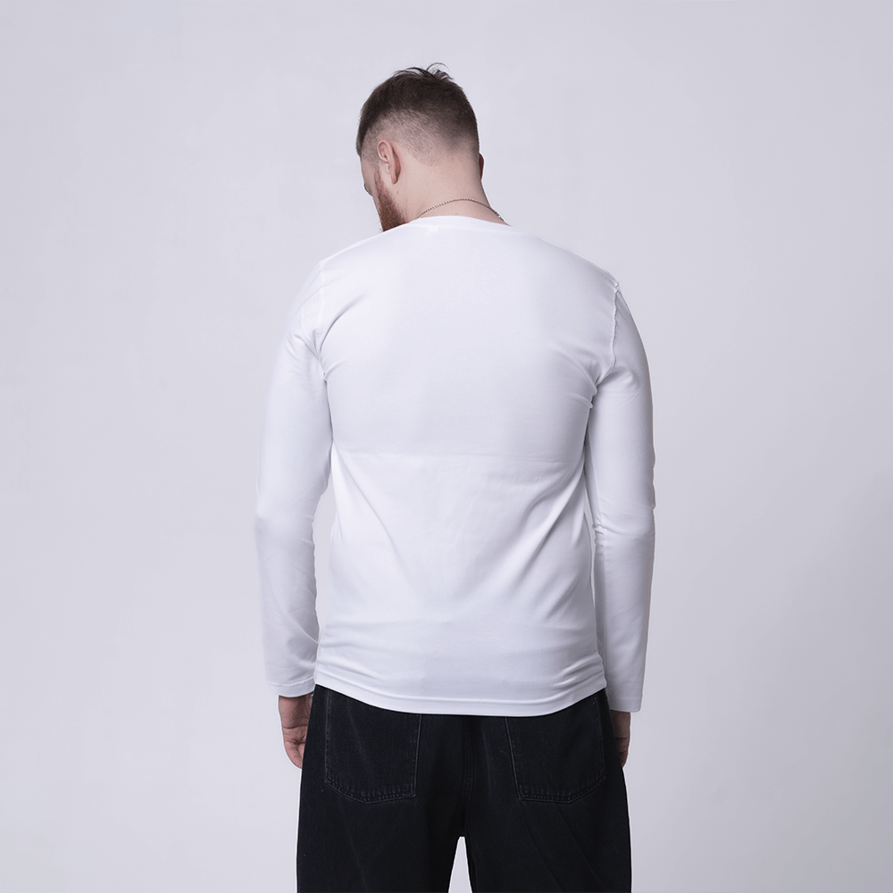 Белый лонгслив