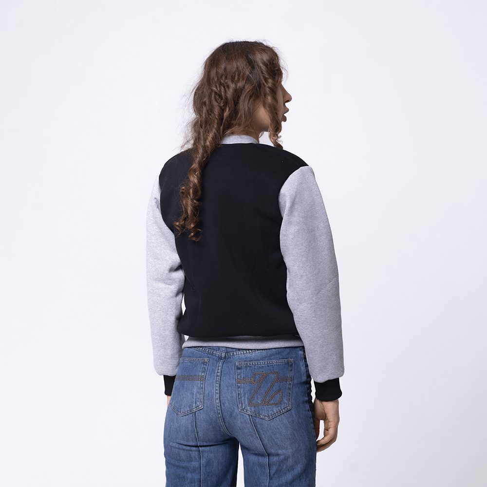 Черный бомбер