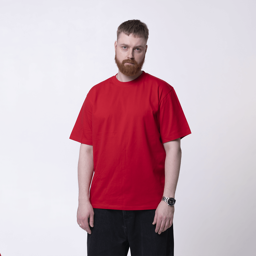 Красная футболка унисекс