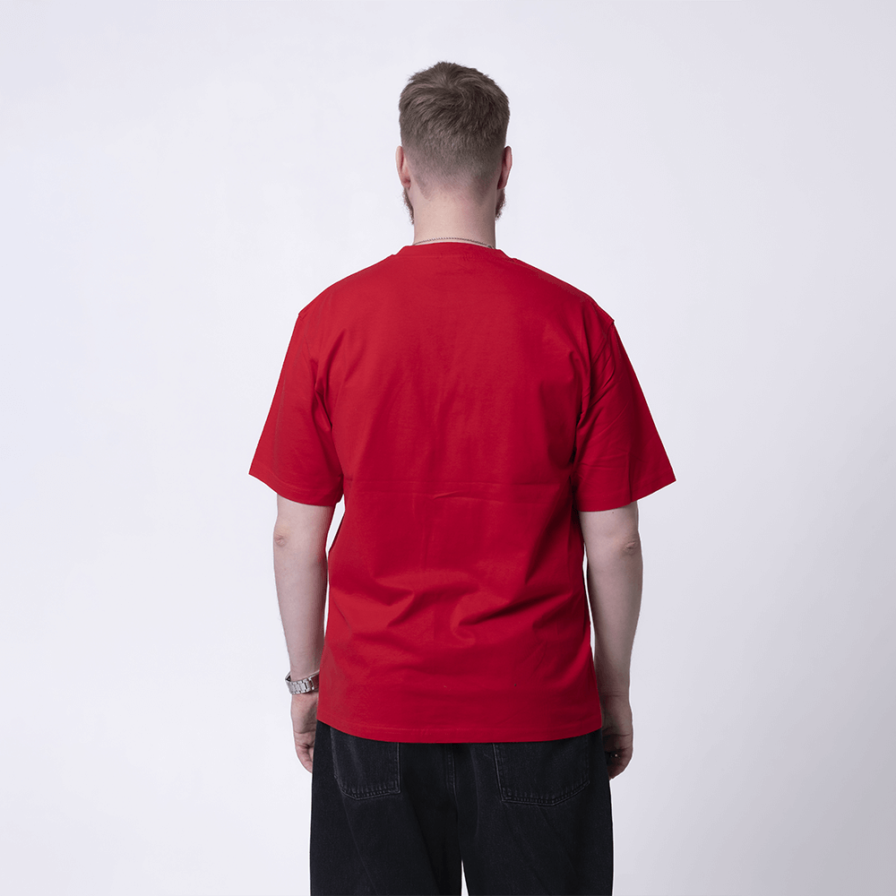 Красная футболка унисекс