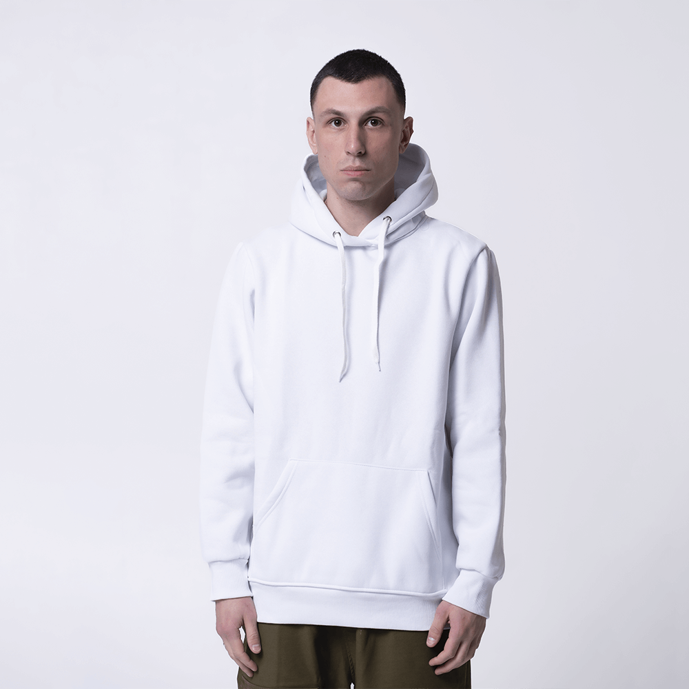 Белая мужская толстовка