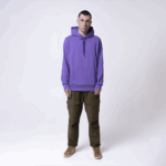 Фиолетовая мужская толстовка