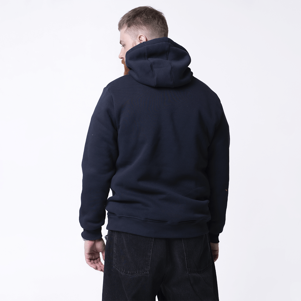 Темно-синяя мужская толстовка