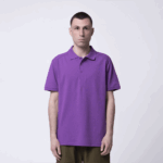 Мужское фиолетовое поло