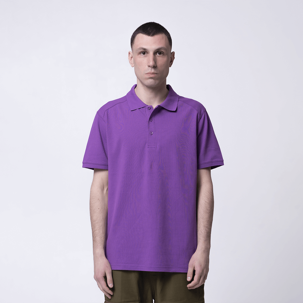 Мужское фиолетовое поло