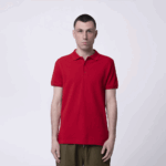Мужское красное поло