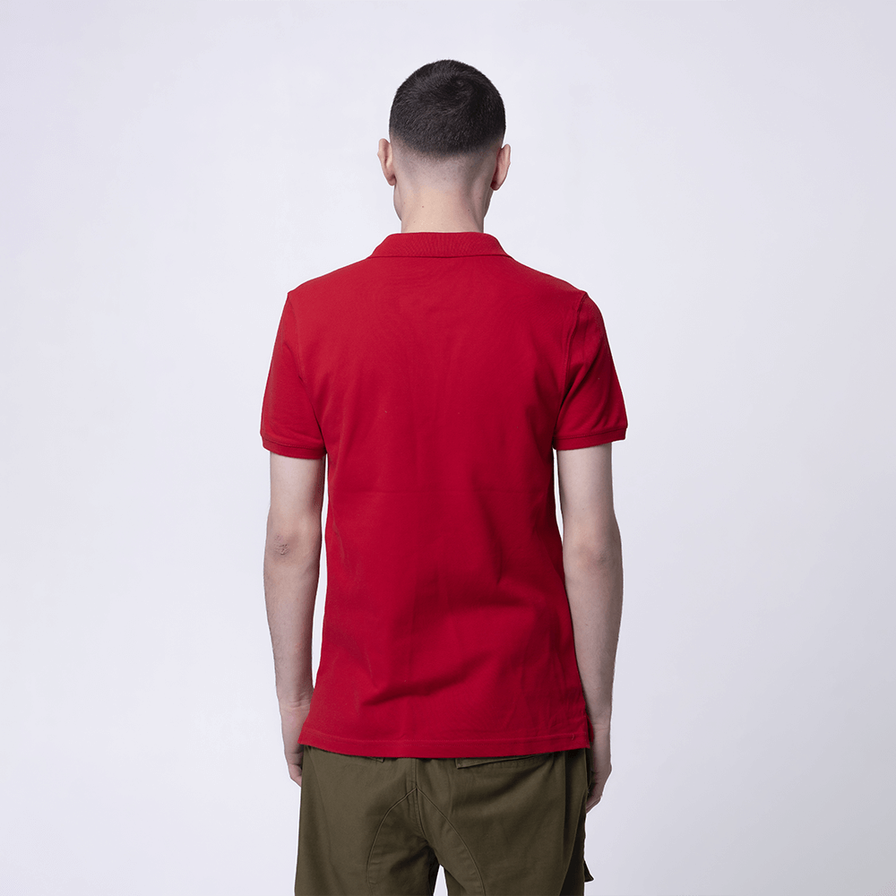 Мужское красное поло