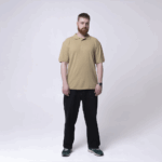 Оливковое мужское поло