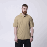 Оливковое мужское поло