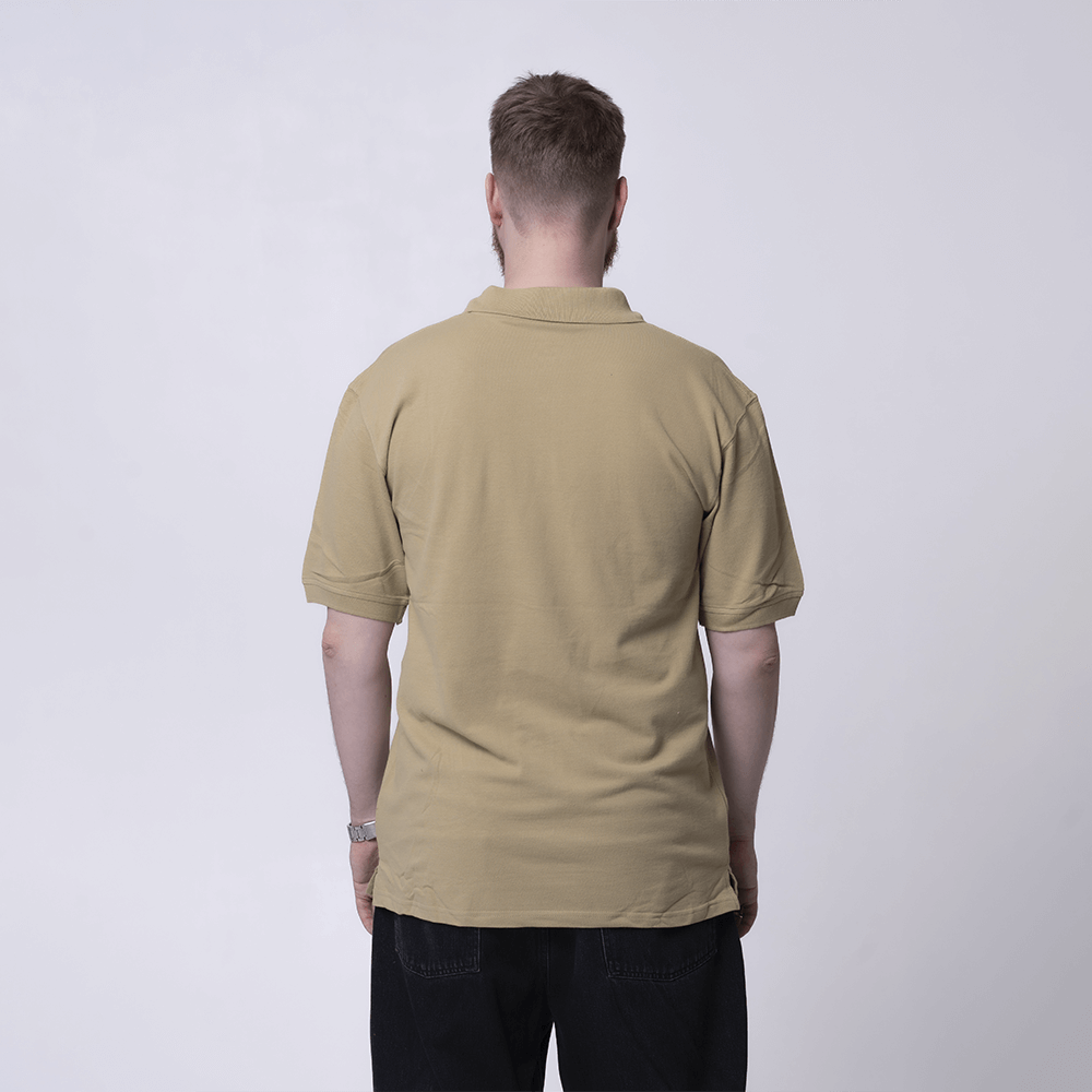 Оливковое мужское поло