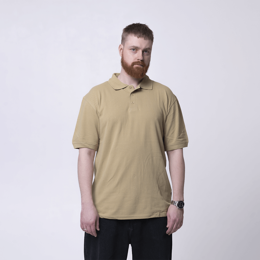 Оливковое мужское поло