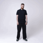 Темно-синее мужское поло