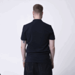 Темно-синее мужское поло