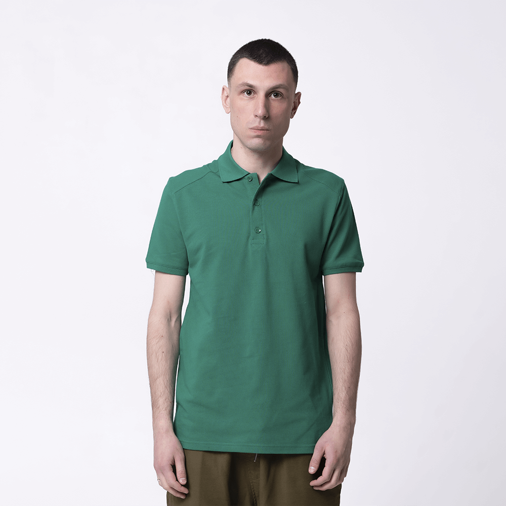 Мужское зеленое поло