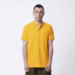 Мужское желтое поло