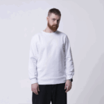 Белый мужской свитшот