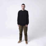 Черный мужской свитшот