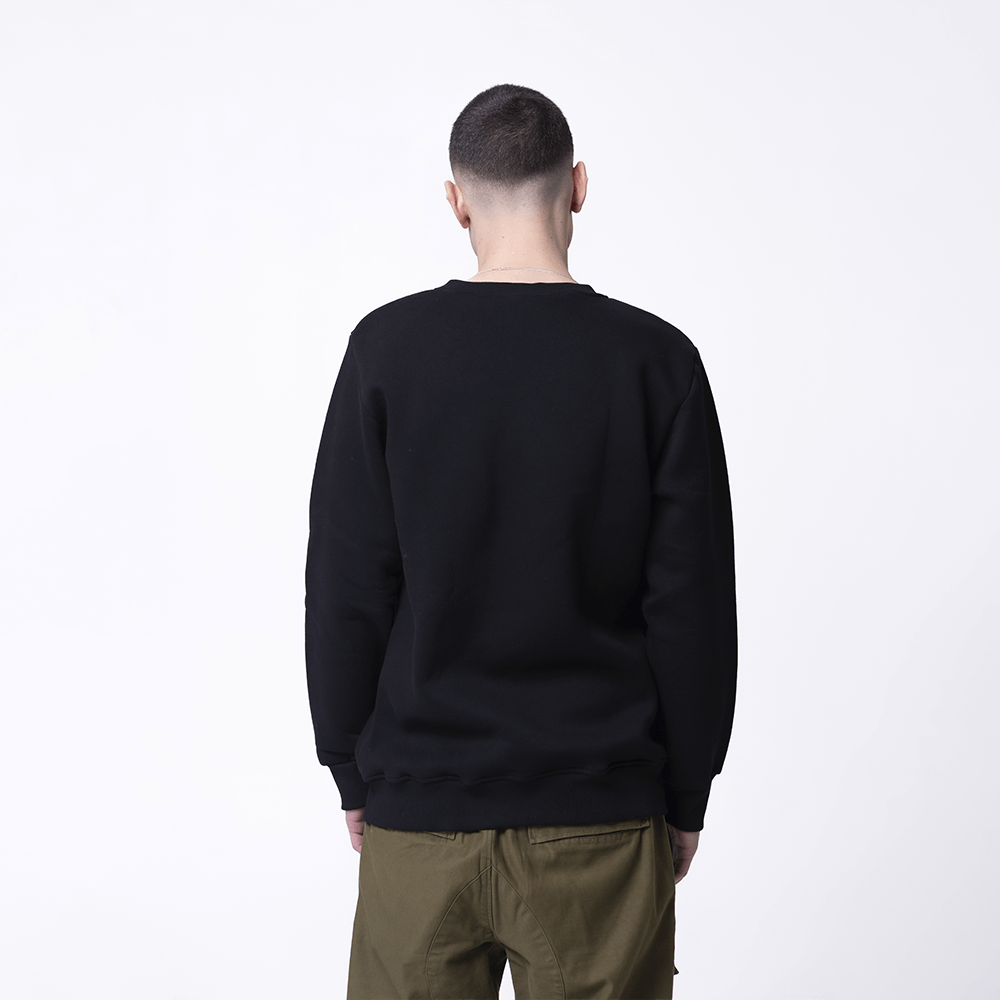 Черный мужской свитшот