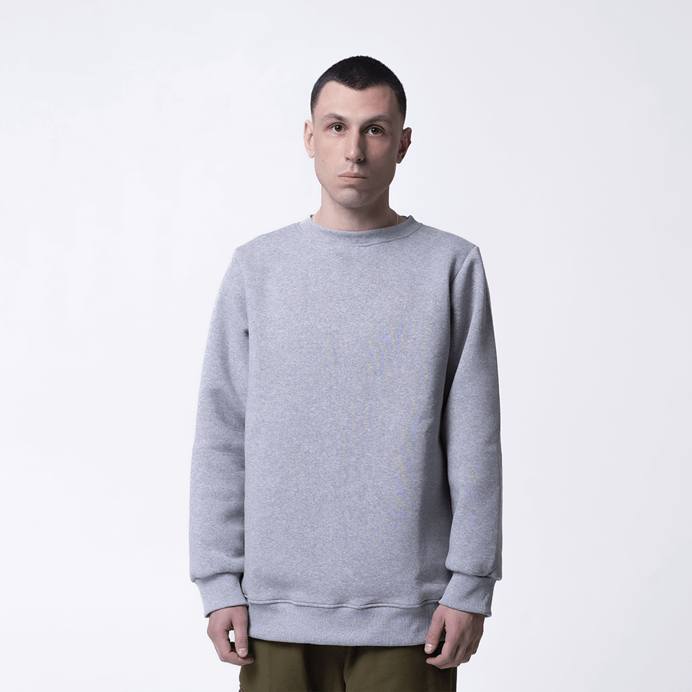 Серый мужской свитшот