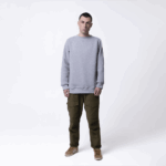 Серый мужской свитшот