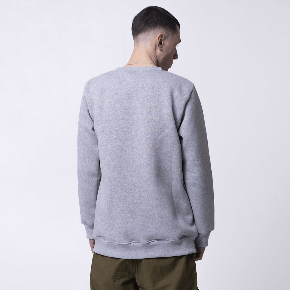 Серый мужской свитшот