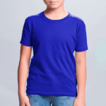 Синяя детская футболка