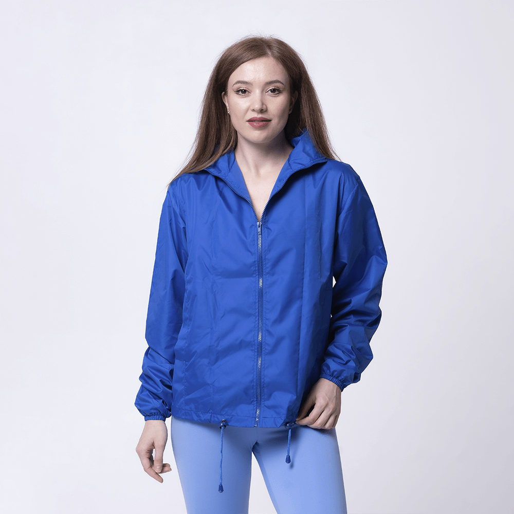 Синяя ветровка