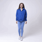 Синяя ветровка