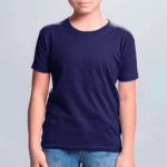 Темно-синяя детская футболка