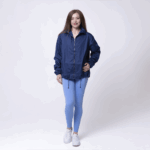 Темно-синяя ветровка