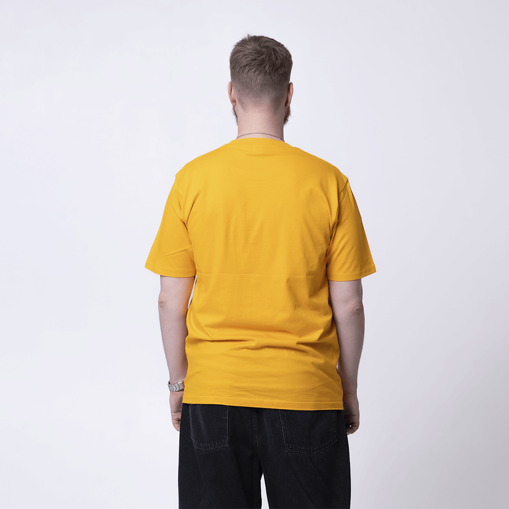 Желтая футболка унисекс