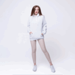 Белая женская толстовка