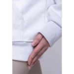 Белая женская толстовка