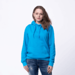 Бирюзовая женская толстовка