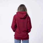Бордовая женская толстовка