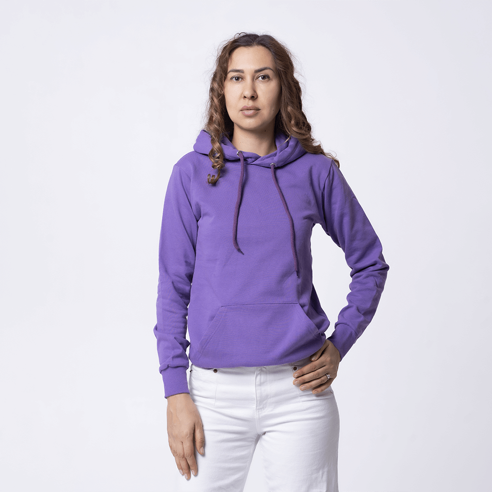 Фиолетовая женская толстовка