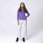 Фиолетовая женская толстовка