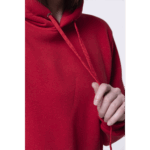 Красная женская толстовка