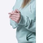 Мятная женская толстовка