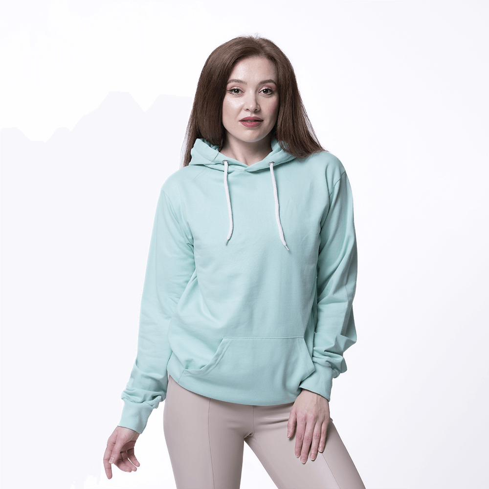 Мятная женская толстовка
