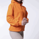Оранжевая женская толстовка