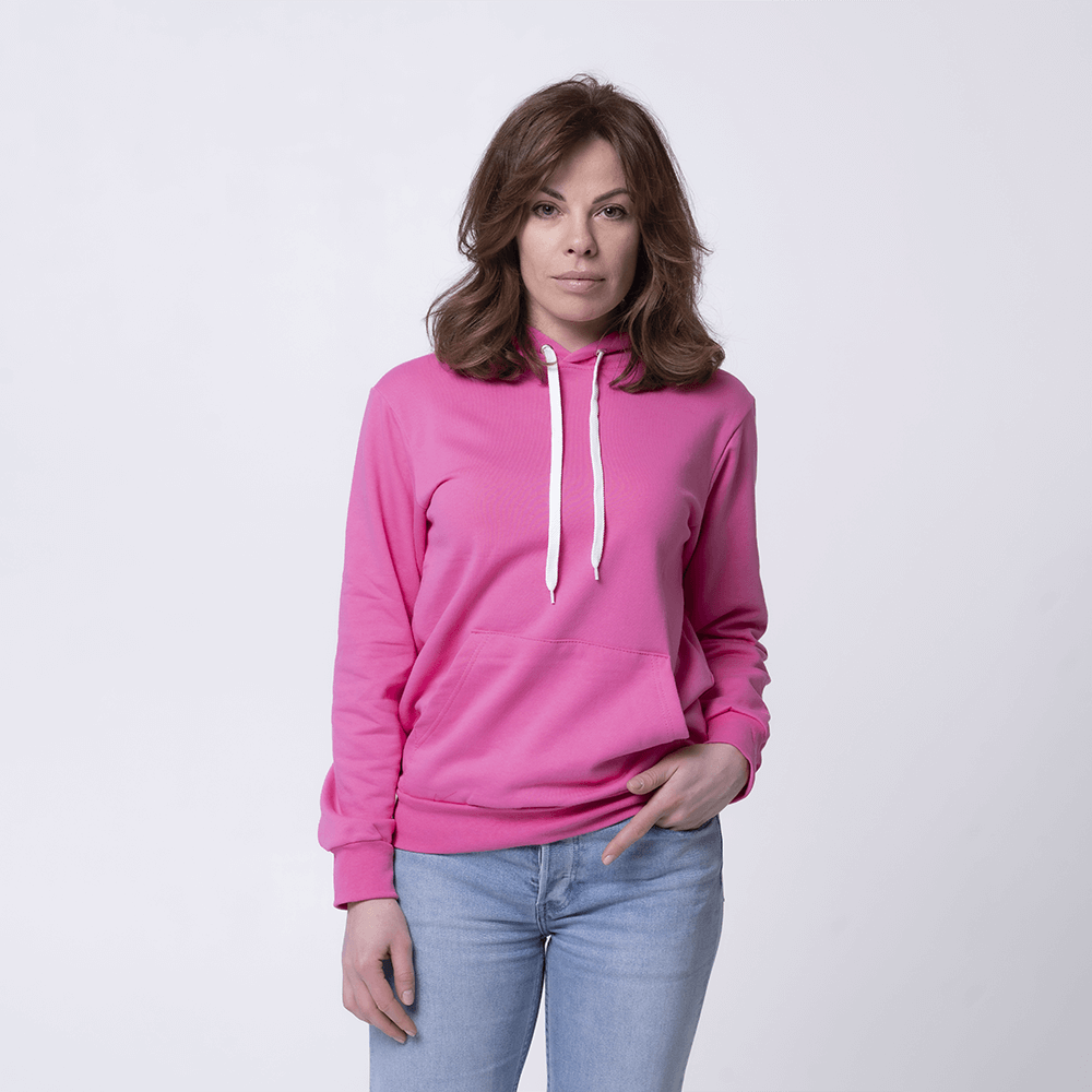 Розовая женская толстовка