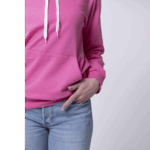 Розовая женская толстовка