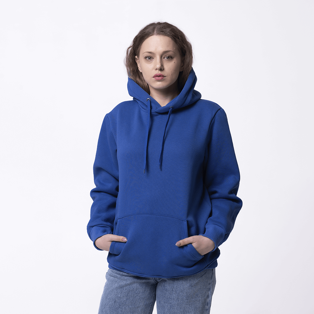 Синяя женская толстовка