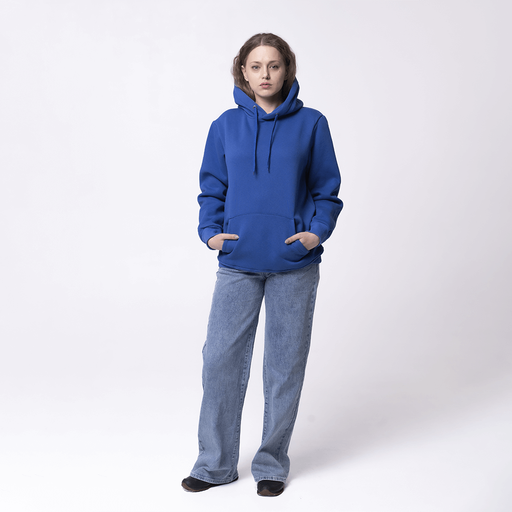 Синяя женская толстовка