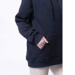 Темно-синяя женская толстовка