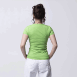 Салатовая женская футболка