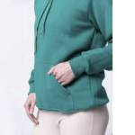 Зеленая женская толстовка