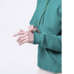 Зеленая женская толстовка